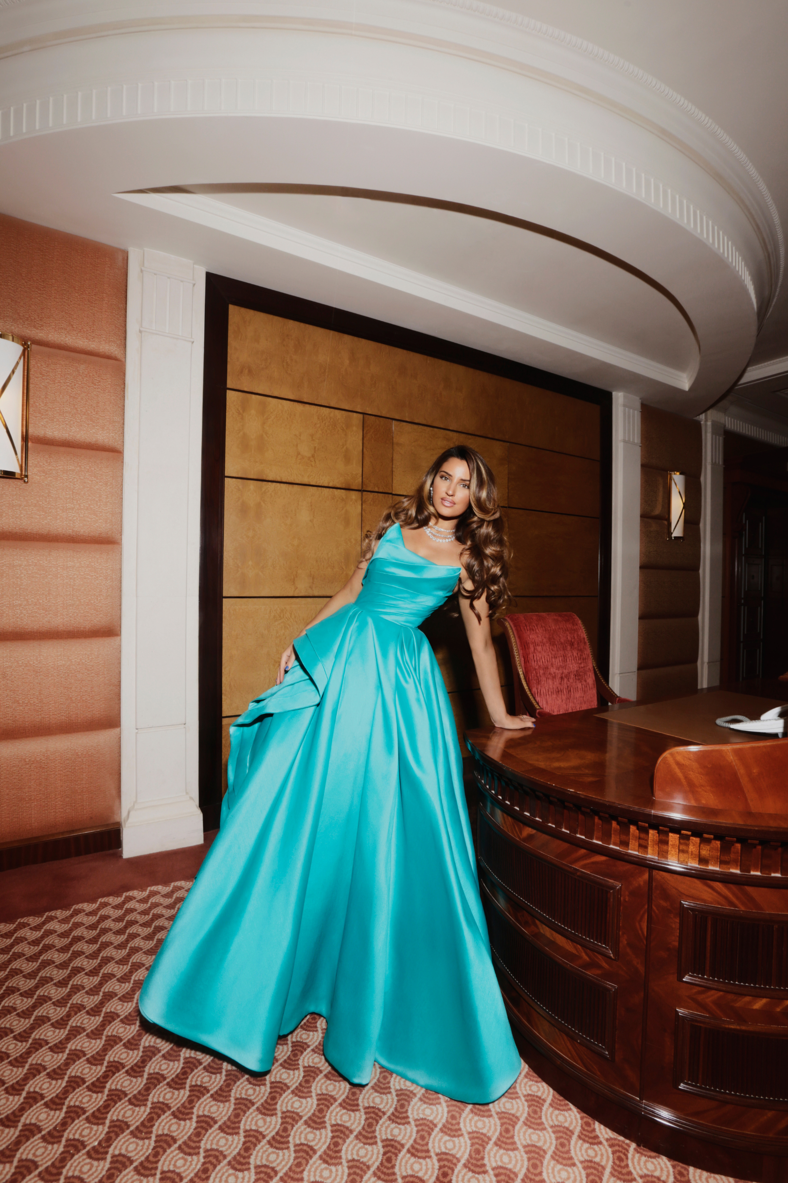 Turquoise Gown